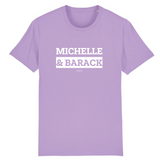 T-Shirt Premium - Michelle & Barack - Coton Bio - 12 Coloris - Mythique - Cadeau Personnalisable - Cadeaux-Positifs.com -XS-Bordeaux-