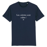 T-Shirt - Les calottes sont cuites - Unisexe - Coton Bio - Cadeau Original - Cadeau Personnalisable - Cadeaux-Positifs.com -XS-Blanc-