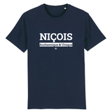 T-Shirt - Niçois - Coton Bio - 7 Coloris - Cadeau Original - Cadeau Personnalisable - Cadeaux-Positifs.com -XS-Blanc-
