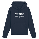 Sweat à Capuche - Ch'timi - Coton Bio - 5 Coloris - Cadeau Original - Cadeau Personnalisable - Cadeaux-Positifs.com -XS-Noir-
