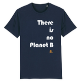 T-Shirt Premium - There is no Planet B - Coton Bio - 12 Coloris - Engagé - Cadeau Personnalisable - Cadeaux-Positifs.com -XS-Blanc-