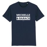 T-Shirt Premium - Michelle & Barack - Coton Bio - 12 Coloris - Mythique - Cadeau Personnalisable - Cadeaux-Positifs.com -XS-Bordeaux-