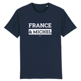 T-Shirt Premium - France & Michel - Coton Bio - 12 Coloris - Mythique - Cadeau Personnalisable - Cadeaux-Positifs.com -XS-Indigo-