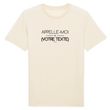 T-shirt Premium à Personnaliser - Appelle-Moi XXX - 12 Coloris - Cadeau Personnalisable - Cadeau Personnalisable - Cadeaux-Positifs.com -XS-Naturel-