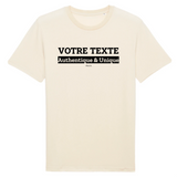 T-shirt Premium à Personnaliser - XXX Authentique & Unique - 11 Coloris - Cadeau Personnalisable - Cadeau Personnalisable - Cadeaux-Positifs.com -XS-Noir-