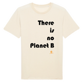 T-Shirt Premium - There is no Planet B - Coton Bio - 12 Coloris - Engagé - Cadeau Personnalisable - Cadeaux-Positifs.com -XS-Blanc-