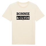 T-Shirt Premium - Bonnie & Clyde - Coton Bio - 12 Coloris - Mythique - Cadeau Personnalisable - Cadeaux-Positifs.com -XS-Orange-