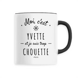Mug - Yvette est trop Chouette - 6 Coloris - Cadeau Original - Cadeau Personnalisable - Cadeaux-Positifs.com -Unique-Blanc-