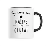 Mug - Un Maître trop Génial - 6 Coloris - Cadeau Original - Cadeau Personnalisable - Cadeaux-Positifs.com -Unique-Blanc-
