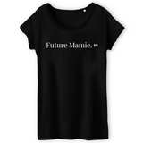 T-Shirt - Future Mamie - Coton Bio - 3 Coloris - Cadeau Original - Cadeau Personnalisable - Cadeaux-Positifs.com -XS-Blanc-