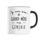Mug - Une Grand-Mère trop Géniale - 6 Coloris - Cadeau Original - Cadeau Personnalisable - Cadeaux-Positifs.com -Unique-Blanc-