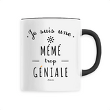 Mug - Une Mémé trop Géniale - 6 Coloris - Cadeau Original - Cadeau Personnalisable - Cadeaux-Positifs.com -Unique-Blanc-