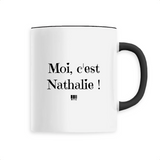 Mug - Moi c'est Nathalie - 6 Coloris - Cadeau Original - Cadeau Personnalisable - Cadeaux-Positifs.com -Unique-Noir-