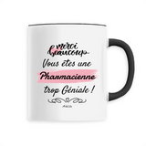 Mug - Merci Pharmacienne - 6 Coloris - Cadeau Original - Cadeau Personnalisable - Cadeaux-Positifs.com -Unique-Blanc-