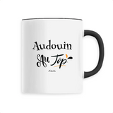 Mug - Audouin au Top - 6 Coloris - Cadeau Original - Cadeau Personnalisable - Cadeaux-Positifs.com -Unique-Blanc-