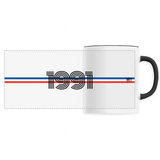 Mug - Année 1991 - 6 Coloris - Cadeau Original - Cadeau Personnalisable - Cadeaux-Positifs.com -Unique-Bleu-