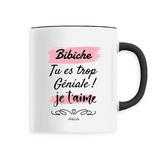 Mug - Bibiche je t'aime - 6 Coloris - Cadeau Tendre & Original - Cadeau Personnalisable - Cadeaux-Positifs.com -Unique-Blanc-