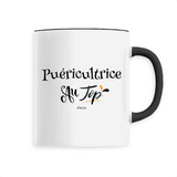 Mug - Puéricultrice au Top - 6 Coloris - Cadeau Original - Cadeau Personnalisable - Cadeaux-Positifs.com -Unique-Blanc-