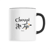 Mug - Choupi au Top - 6 Coloris - Cadeau Original - Cadeau Personnalisable - Cadeaux-Positifs.com -Unique-Blanc-