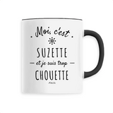 Mug - Suzette est trop Chouette - 6 Coloris - Cadeau Original - Cadeau Personnalisable - Cadeaux-Positifs.com -Unique-Blanc-