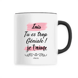Mug - Iris je t'aime - 6 Coloris - Cadeau Tendre & Original - Cadeau Personnalisable - Cadeaux-Positifs.com -Unique-Blanc-
