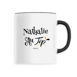 Mug - Nathalie au Top - 6 Coloris - Cadeau Original - Cadeau Personnalisable - Cadeaux-Positifs.com -Unique-Blanc-