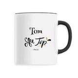 Mug - Tom au Top - 6 Coloris - Cadeau Original - Cadeau Personnalisable - Cadeaux-Positifs.com -Unique-Noir-