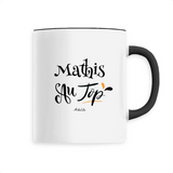Mug - Mathis au Top - 6 Coloris - Cadeau Original - Cadeau Personnalisable - Cadeaux-Positifs.com -Unique-Blanc-