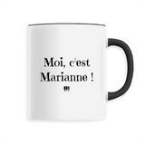 Mug - Moi c'est Marianne - 6 Coloris - Cadeau Original - Cadeau Personnalisable - Cadeaux-Positifs.com -Unique-Blanc-