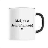 Mug - Moi c'est Jean-François - 6 Coloris - Cadeau Original personnalisé - Cadeau Personnalisable - Cadeaux-Positifs.com -Unique-Blanc-