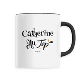 Mug - Catherine au Top - 6 Coloris - Cadeau Original - Cadeau Personnalisable - Cadeaux-Positifs.com -Unique-Blanc-