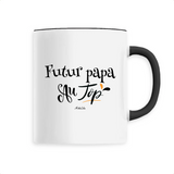 Mug - Futur Papa au Top - 6 Coloris - Cadeau Original - Cadeau Personnalisable - Cadeaux-Positifs.com -Unique-Blanc-