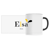 Mug - Elsa - 6 Coloris - Cadeau Original - Cadeau Personnalisable - Cadeaux-Positifs.com -Unique-Noir-