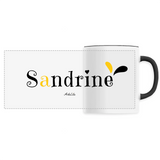 Mug - Sandrine - 6 Coloris - Cadeau Original - Cadeau Personnalisable - Cadeaux-Positifs.com -Unique-Blanc-