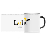 Mug - Lola - 6 Coloris - Cadeau Original - Cadeau Personnalisable - Cadeaux-Positifs.com -Unique-Blanc-