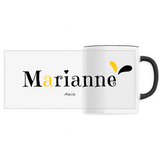 Mug - Marianne - 6 Coloris - Cadeau Original - Cadeau Personnalisable - Cadeaux-Positifs.com -Unique-Blanc-
