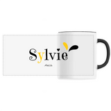 Mug - Sylvie - 6 Coloris - Cadeau Original - Cadeau Personnalisable - Cadeaux-Positifs.com -Unique-Blanc-