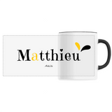 Mug - Matthieu - 6 Coloris - Cadeau Original - Cadeau Personnalisable - Cadeaux-Positifs.com -Unique-Blanc-