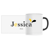 Mug - Jessica - 6 Coloris - Cadeau Original - Cadeau Personnalisable - Cadeaux-Positifs.com -Unique-Blanc-