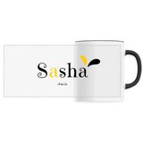 Mug - Sasha - 6 Coloris - Cadeau Original - Cadeau Personnalisable - Cadeaux-Positifs.com -Unique-Noir-