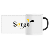 Mug - Serge - 6 Coloris - Cadeau Original - Cadeau Personnalisable - Cadeaux-Positifs.com -Unique-Blanc-