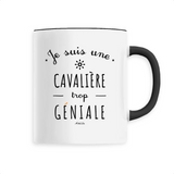 Mug - Une Cavalière trop Géniale - 6 Coloris - Cadeau Original - Cadeau Personnalisable - Cadeaux-Positifs.com -Unique-Blanc-