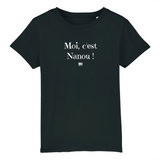 T-Shirt Enfant - Moi c'est Nanou - Coton Bio - 5 Coloris - Cadeau Original - Cadeau Personnalisable - Cadeaux-Positifs.com -3-4 ans-Rose-