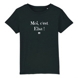 T-Shirt Premium Enfant - Moi c'est Elsa - Coton Bio - Cadeau Original - Cadeau Personnalisable - Cadeaux-Positifs.com -3-4 ans-Rose-