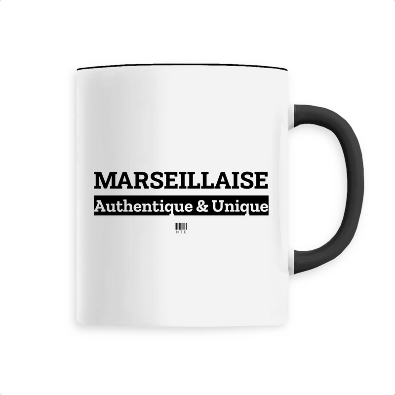 Cadeau anniversaire : Mug - Marseillaise - 6 Coloris - Cadeau Original - Cadeau Personnalisable - Cadeaux-Positifs.com -Unique-Noir-