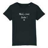 T-Shirt Enfant - Moi c'est Jade - Coton Bio - 5 Coloris - Cadeau Original - Cadeau Personnalisable - Cadeaux-Positifs.com -3-4 ans-Rose-
