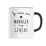 Mug - Un Manager trop Génial - 6 Coloris - Cadeau Original - Cadeau Personnalisable - Cadeaux-Positifs.com -Unique-Blanc-