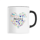 Mug - Béatrice (Coeur) - 6 Coloris - Cadeau Unique & Tendre - Cadeau Personnalisable - Cadeaux-Positifs.com -Unique-Blanc-