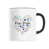 Mug - Papa Poule (Coeur) - 6 Coloris - Cadeau Unique & Tendre - Cadeau Personnalisable - Cadeaux-Positifs.com -Unique-Blanc-