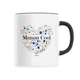 Mug - Maman Cool (Coeur) - 6 Coloris - Cadeau Unique & Tendre - Cadeau Personnalisable - Cadeaux-Positifs.com -Unique-Blanc-